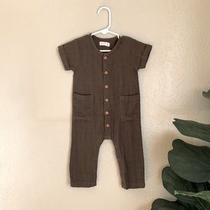 Jamie Kay linen one piece outfit